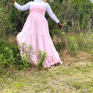 Pink sleeveless dress